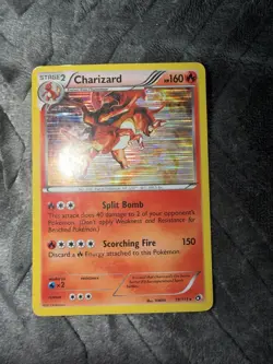 Pokemon Charizard Legendary Treasures 19/113 Holo Rare 160 HP Scorching Fire - Image 3