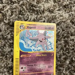 Pokemon Card- Espeon-Aquapolis-Holo-H9/H32-Rare-ENG-LP - Image 2