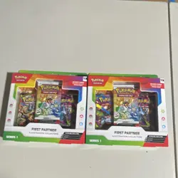 Pokemon TCG First Partner Illustration Collection Series 1 Promo 2 Box Set - Image 1