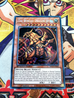 The Winged Dragon of Ra sbcb-en203 1st Edition (NM+) Secret Rare Yu-Gi-Oh! - Image 1