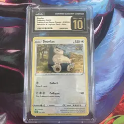 Pokemon TCG Classic Venusaur Deck Snorlax Card CGC 10 Pristine, 016/034 - Image 1