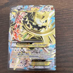 Pokemon M Steelix EX Steam Siege 109/114 Full Art Holo Mega 2016 TCG Card ENG - Image 3