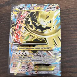 Pokemon M Steelix EX Steam Siege 109/114 Full Art Holo Mega 2016 TCG Card ENG - Image 4