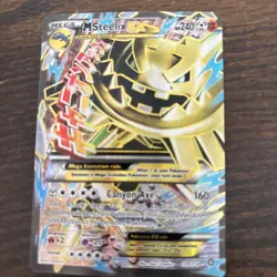 Pokemon M Steelix EX Steam Siege 109/114 Full Art Holo Mega 2016 TCG Card ENG - Image 5