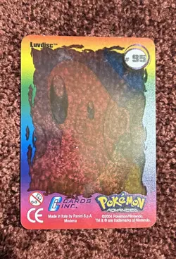 MP 2004 Pokemon Action Card Luvdisc Lenticular - Image 2