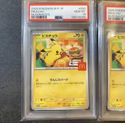PSA 10 Pikachu Promotional Cards Regular (Japanese) 2sheets pokemon cards - Image 2