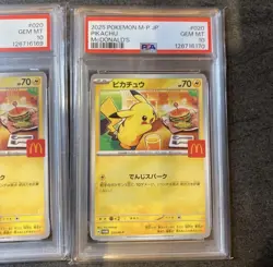 PSA 10 Pikachu Promotional Cards Regular (Japanese) 2sheets pokemon cards - Image 3