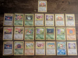 Lot Of 22 Vintage 1st Edition Jungle Set Pokemon & Trainer Cards Lot 73 - Image 1