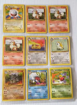 2000 Pokemon Base Set 2 Lot of 36 Cards 1 Rare 11 Uncommon 24 Common - NM - Image 2