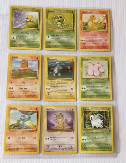 2000 Pokemon Base Set 2 Lot of 36 Cards 1 Rare 11 Uncommon 24 Common - NM - Image 3