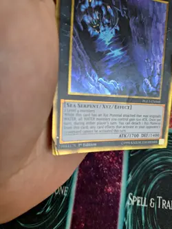 Yugioh Abyss Dweller PGL3-EN068 Gold Rare 1st Edition Moderately Played - Image 3