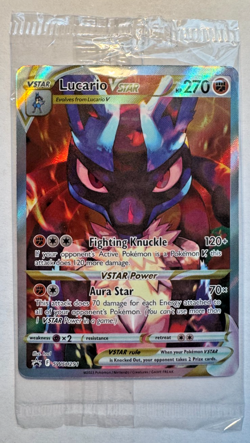 Lucario VSTAR SWSH291 SWSH: Sword & Shield Promo Cards Holo (sealed) - Image 1