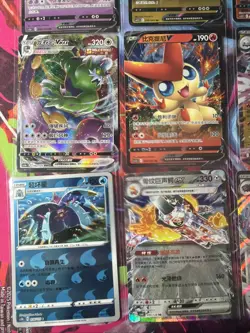 Pokemon 16 Card Lot nm V Max Mega SR Amazing Ex HOLO Rare Hits Only R70 - Image 3