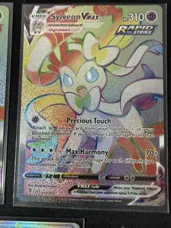 Eeveelution RAINBOW Lot of 5 Cards - ALL NEAR MINT/MINT!! Vmax + GX - Image 5