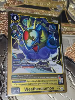 Digimon Card Game Weatherdramon (Limited Foil) Common Sinister Order EX10-014 C - Image 1