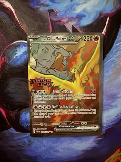 Team Rocket's Moltres ex - (Destined Rivals Stamp) 208/182 Miscellaneous Cards & - Image 1