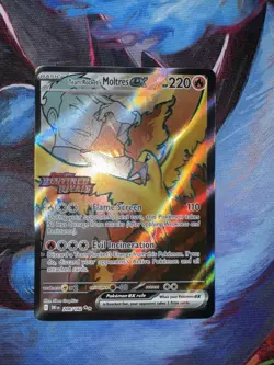 Team Rocket's Moltres ex - (Destined Rivals Stamp) 208/182 Miscellaneous Cards & - Image 2
