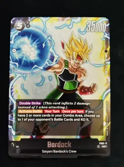 Bardock FS05-11 SR English Dragon Ball Super Card Game Fusion World Minty - Image 1
