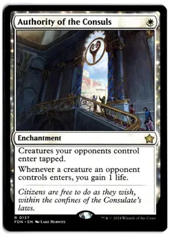 Authority of the Consuls 137 Magic: The Gathering R NM - Image 1