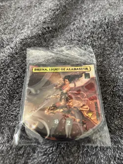 MTG Relic Tokens: Legendary BRUNA, LIGHT OF ALABASTER FOIL EDH Commander Magic - Image 1