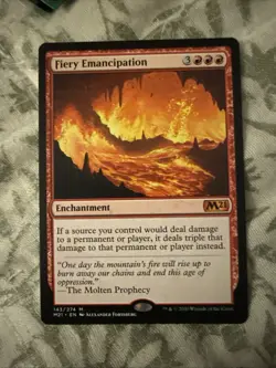 Fiery Emancipation *PROMO* MTG M21 MT/NM Combined Shipping -TCGshowcase- - Image 1