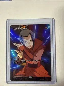 MTG Lightning Bolt (Borderless) Avatar: The Last Airbender: Eternal-Legal Foil - Image 1