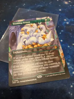 MTG Doubling Season | Anime Borderless (WOT) - Wilds of Eldraine - Image 1