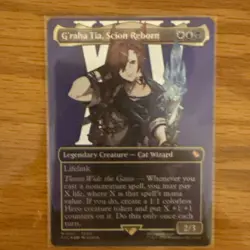 G'raha Tia, Scion Reborn (Borderless) (Surge Foil) #211 NM Final Fantasy - Image 1