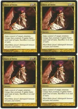 MTG Slave of Bolas x4 Alara Reborn Uncommon LP - Image 1