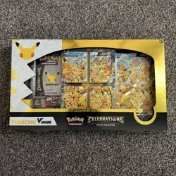 Pokemon TCG Celebrations 25th Anniversary PIKACHU V-UNION Special Collect SEALED - Image 1
