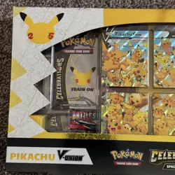 Pokemon TCG Celebrations 25th Anniversary PIKACHU V-UNION Special Collect SEALED - Image 2