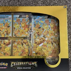 Pokemon TCG Celebrations 25th Anniversary PIKACHU V-UNION Special Collect SEALED - Image 3