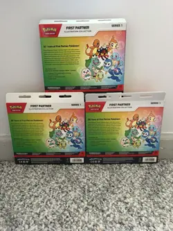 Pokemon First Partner Illustration Collection Series 1 - Lot of 3 Sealed Boxes - Image 2