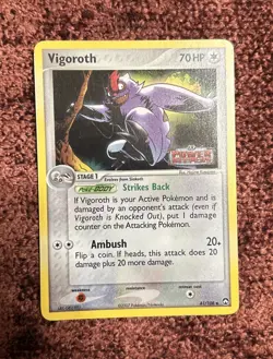 Vigoroth 41/108 Uncommon Power Keepers Pokemon Reverse Holo Lightly Played - Image 1