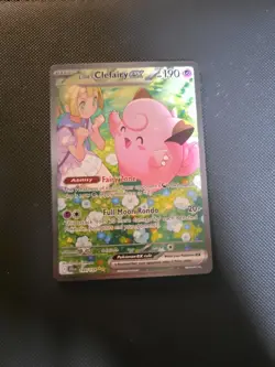 Pokemon TCG Journey Together Lillies Clefairy EX 184/159 Special Illustration - Image 3