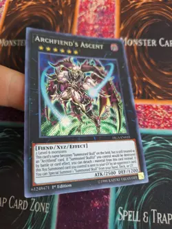 Yugioh Archfiend's Ascent FIGA-EN033 Secret Rare 1st Edition Near Mint - Image 2