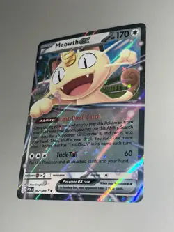 Pokemon TCG Meowth EX English Perfect Order Ultra Rare Holo 062/088 Near Mint - Image 3
