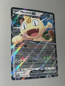 Pokemon TCG Meowth EX English Perfect Order Ultra Rare Holo 062/088 Near Mint - Image 5