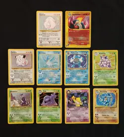 Pokemon Vintage Lot Of 10 Cards All Holographics WOTC LP and Better - Image 1