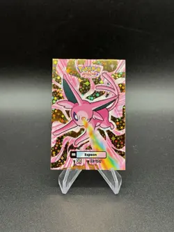 Pokemon Espeon 2025 Card Database Attacks 2 Gold Star Holo Peru US Seller - Image 1