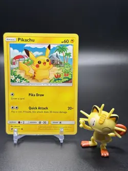 Pikachu 30/111 Pokemon Sm-Crimson Invasion Regular - NM - Image 1