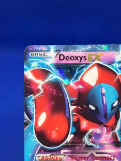 Pokemon Black & White Deoxys EX Team Plasma BW82 Black Star Promo LP - Image 3