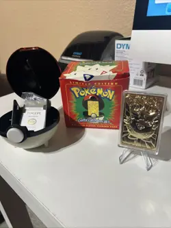 Pokemon Burger King 23k Gold Played TOGEPI - With Box, COA, And Pokeball Display - Image 1