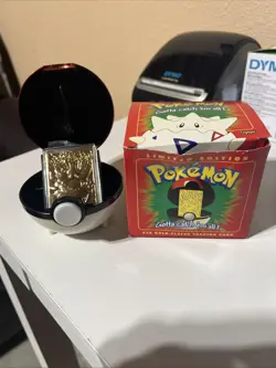 Pokemon Burger King 23k Gold Played TOGEPI - With Box, COA, And Pokeball Display - Image 4