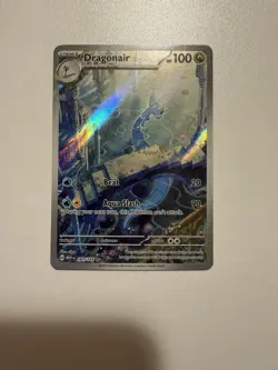 Dragonair 181/165 Scarlet & Violet 151 Illustration Rare Full Art Holo Eng 2023 - Image 1