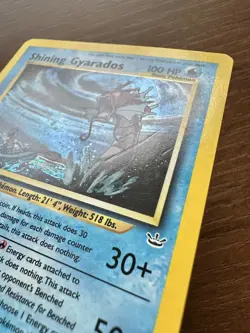 Shining Gyarados 65/64 Pokemon Neo Revelation Holo Secret Rare Great Condition! - Image 5