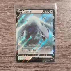 Pokemon Lugia V Ultra Rare Holo SWSH12 Silver Tempest 138/195 English 2022 - Image 1