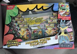 Pokemon Mega Evolution Ascended Heroes Premium Poster Mega Lucario Box - Image 2