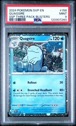 Quagsire - PSA 9 - Surging Sparks Blister Promo SVP 156 Cosmos Holo Pokemon Card - Image 1