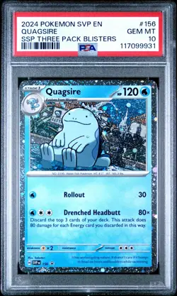 Quagsire - PSA 10 Surging Sparks Blister Promo SVP 156 Cosmos Holo Pokemon Card - Image 1